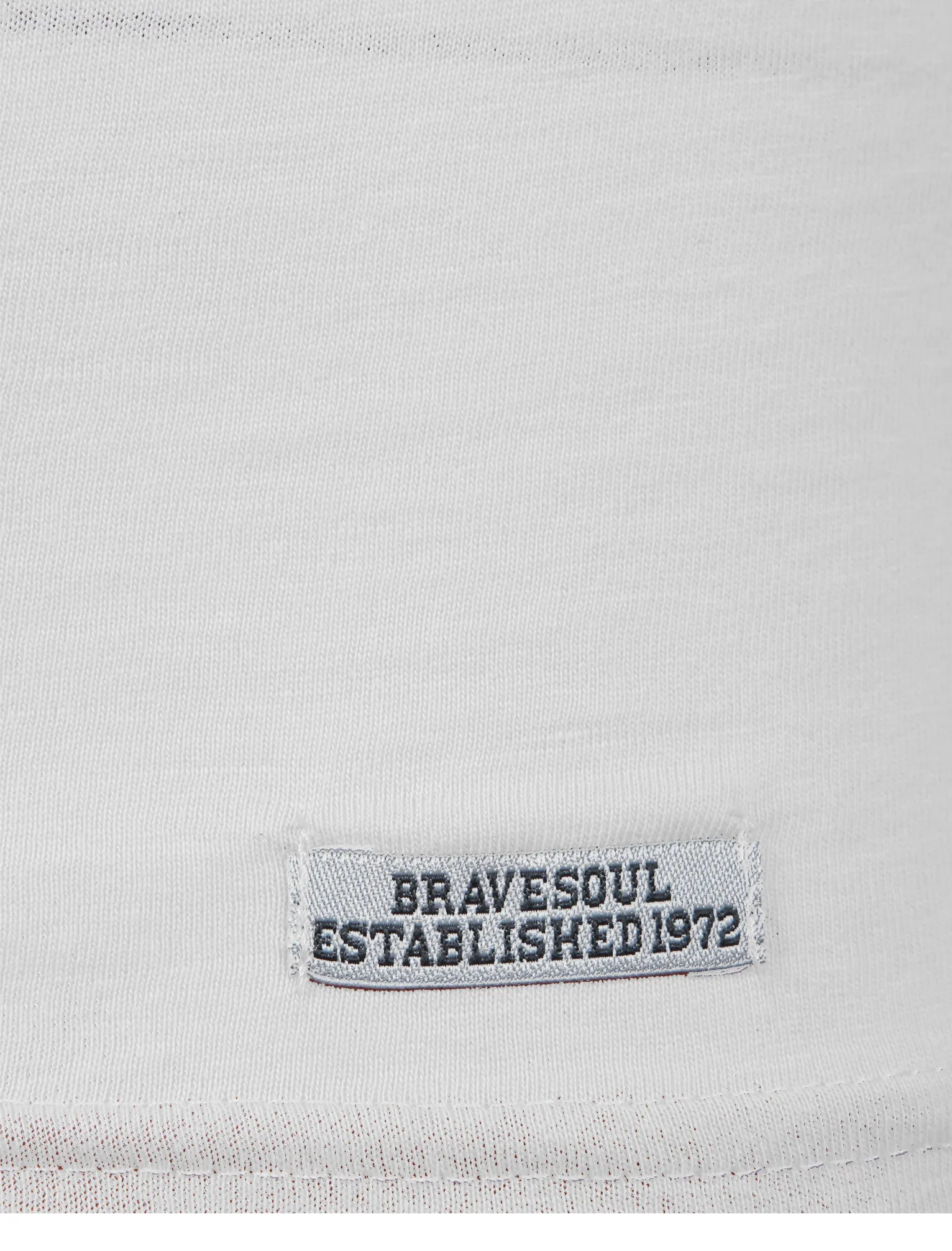 Quartz Henley Neck Short Sleeve Cotton T-Shirt In White