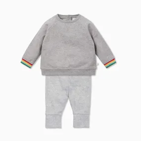 Rainbow Sweatshirt & Leggings Outfit