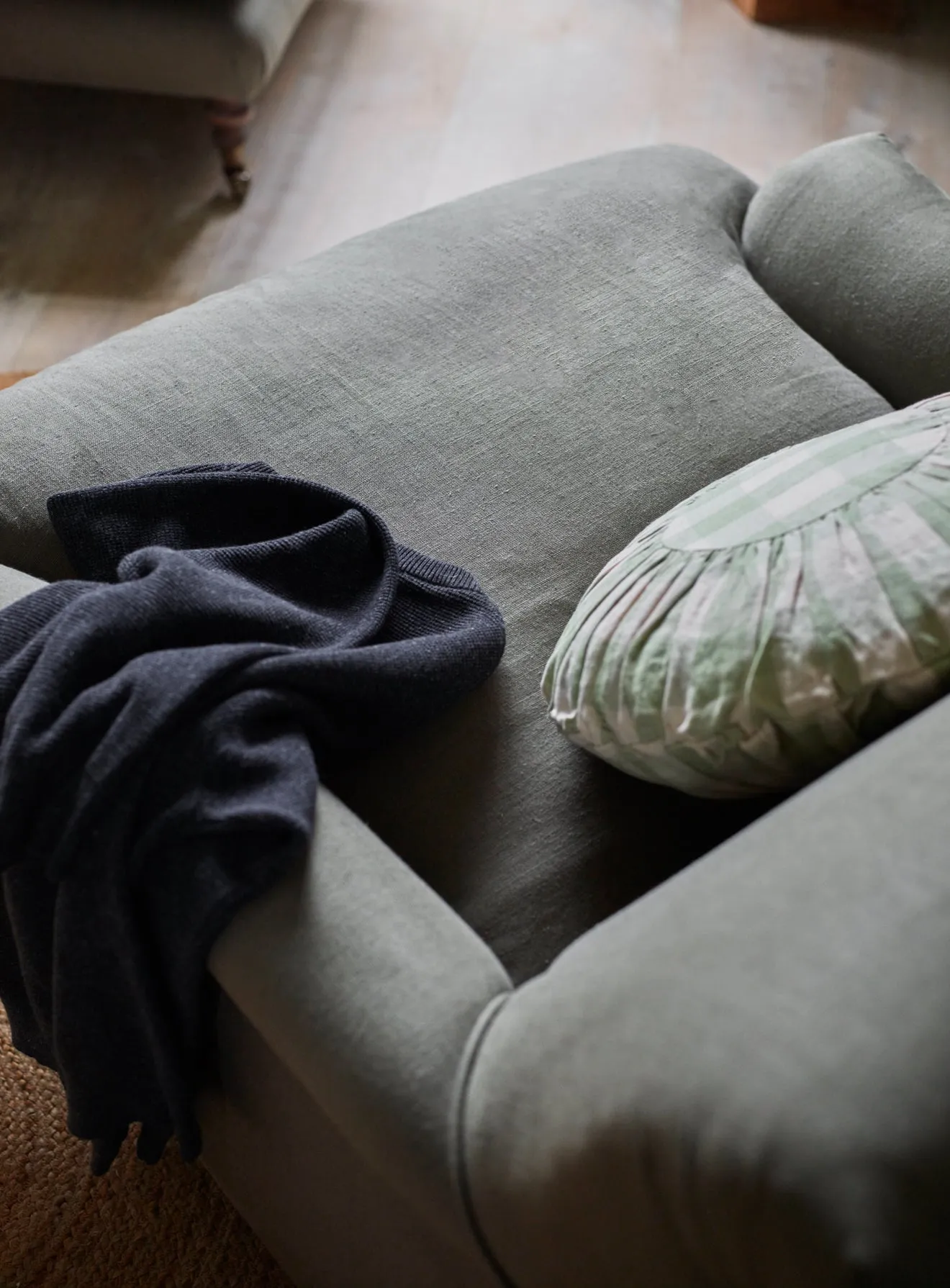 Remy Armchair, Heritage Ochre Stripe