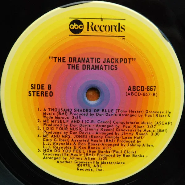 Ron Banks And The Dramatics - The Dramatic Jackpot (LP, Album, Pit) (VG)