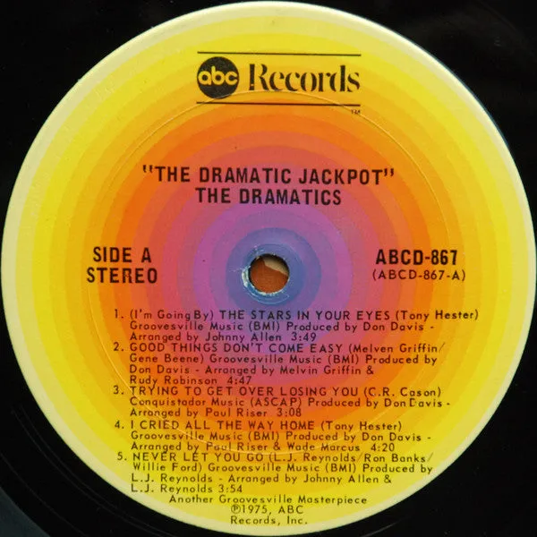 Ron Banks And The Dramatics - The Dramatic Jackpot (LP, Album, Pit) (VG)