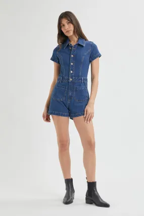 Sailor Denim Romper
