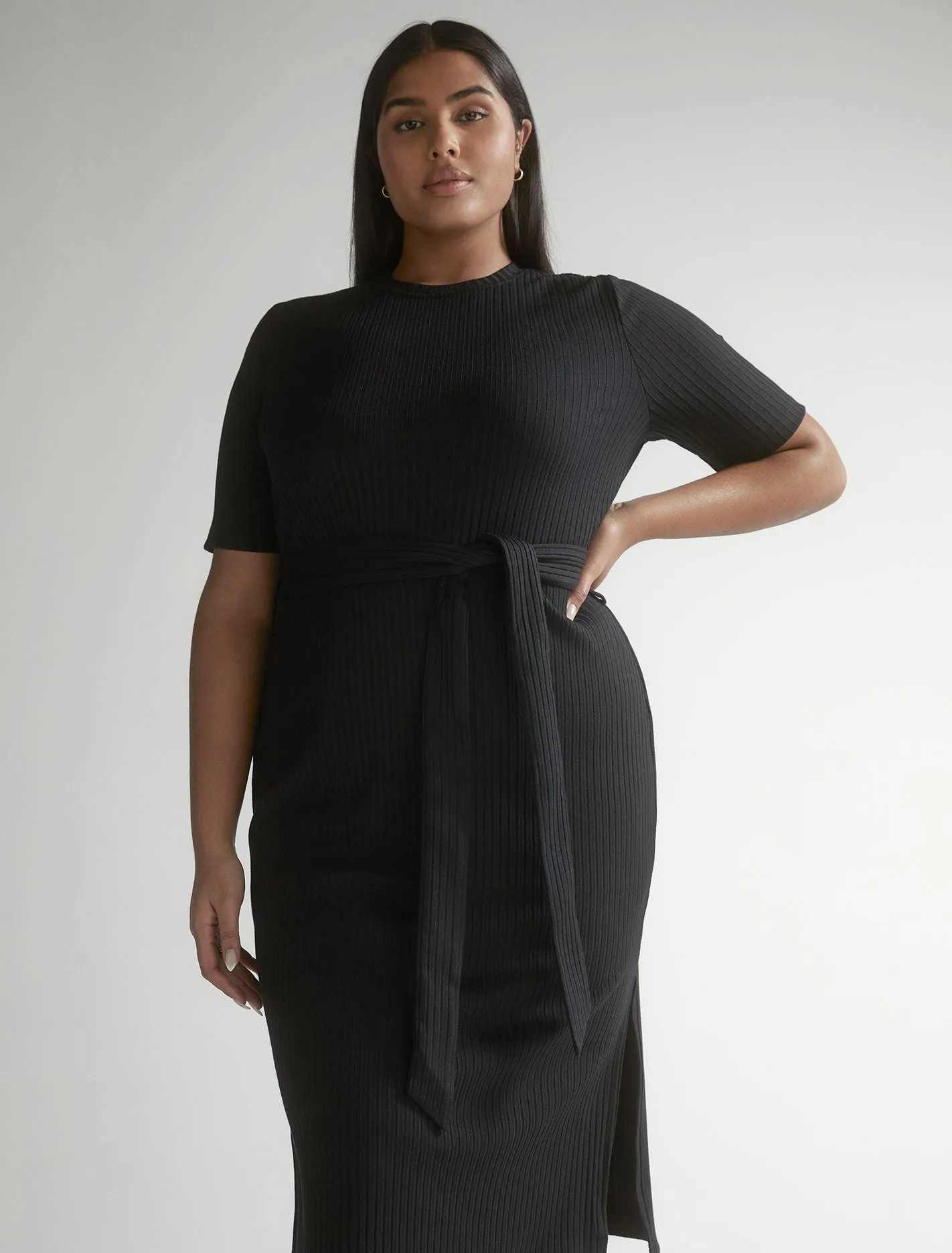 Scarlett Curve Short Sleeve Dress