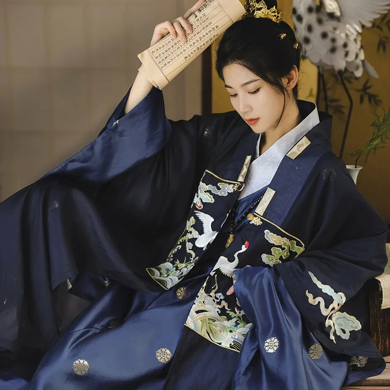 Shan He 山河 Mountain & River Ming Dynasty Helingshan Parallel Collar Jacket Set