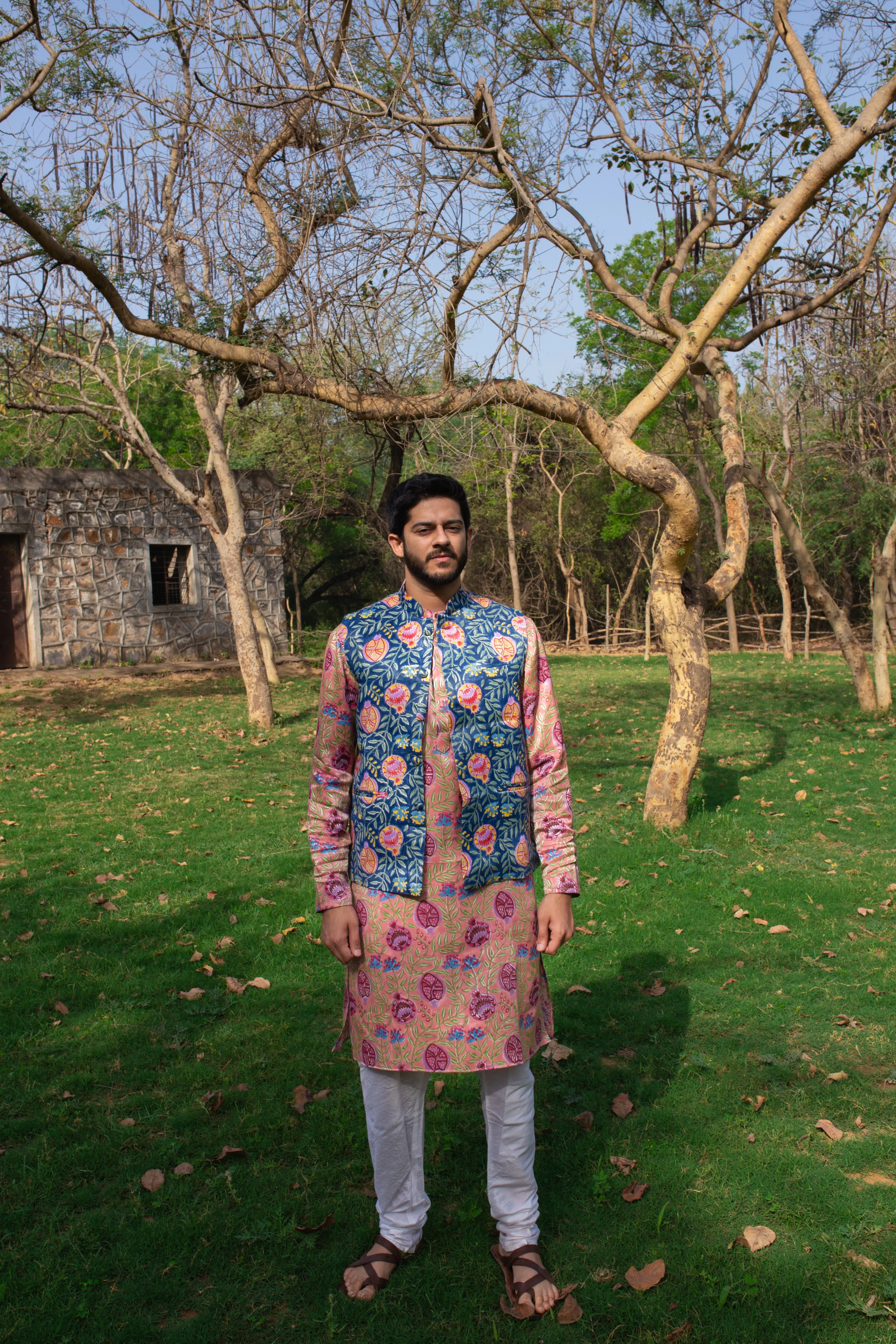 Silk anar Nehru Jacket
