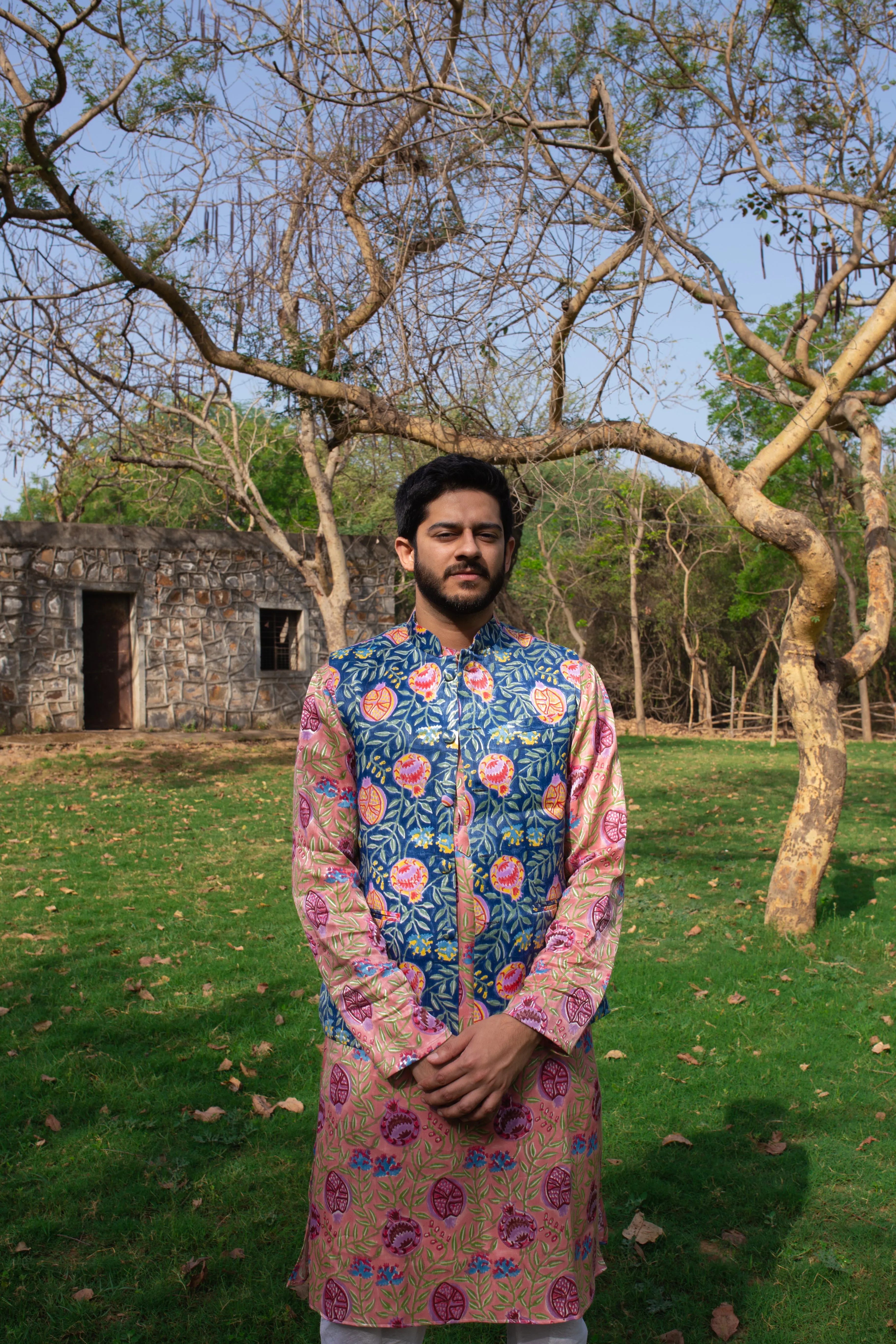 Silk anar Nehru Jacket