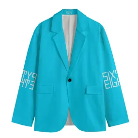 Sixty Eight 93 Logo White Men's Casual Flat Lapel Collar Blazer #20