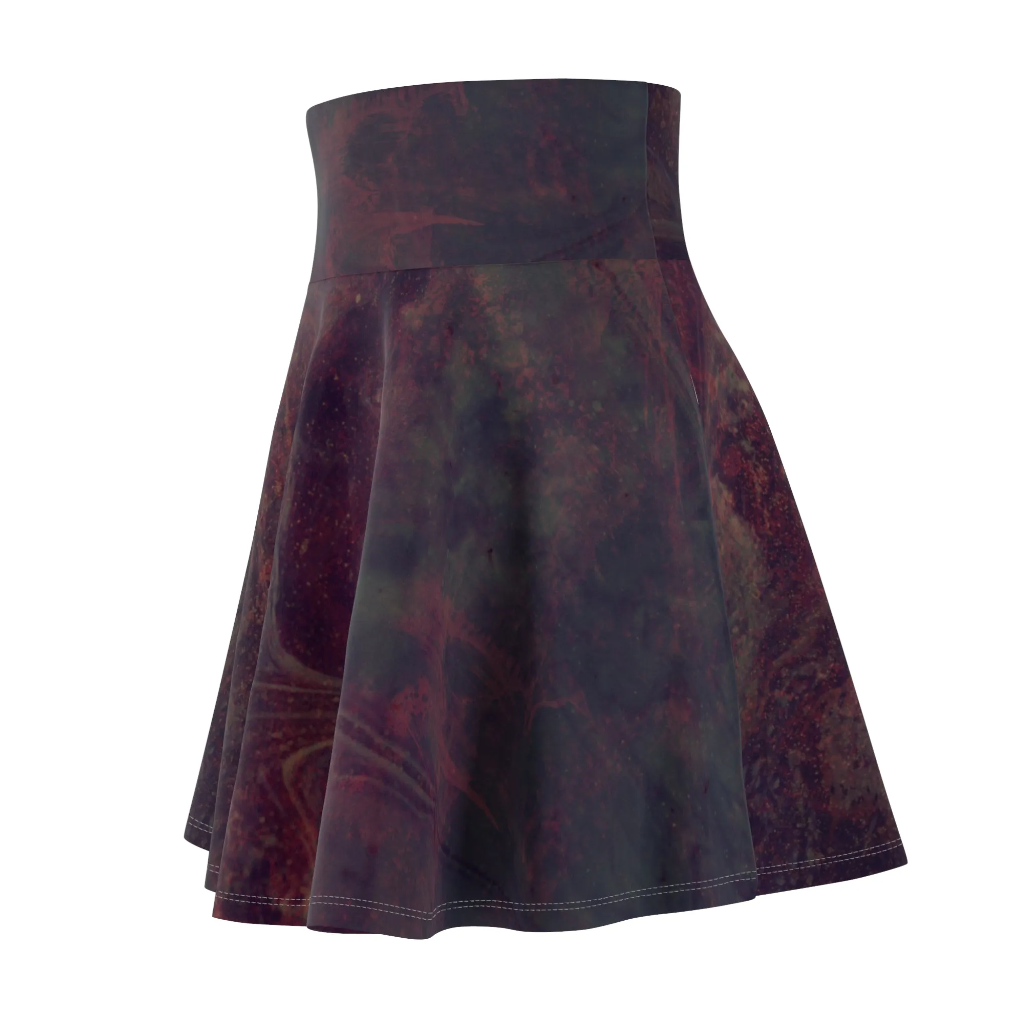 Skater Skirt: Anti-Valentines Day | Dark Red