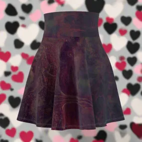 Skater Skirt: Anti-Valentines Day | Dark Red
