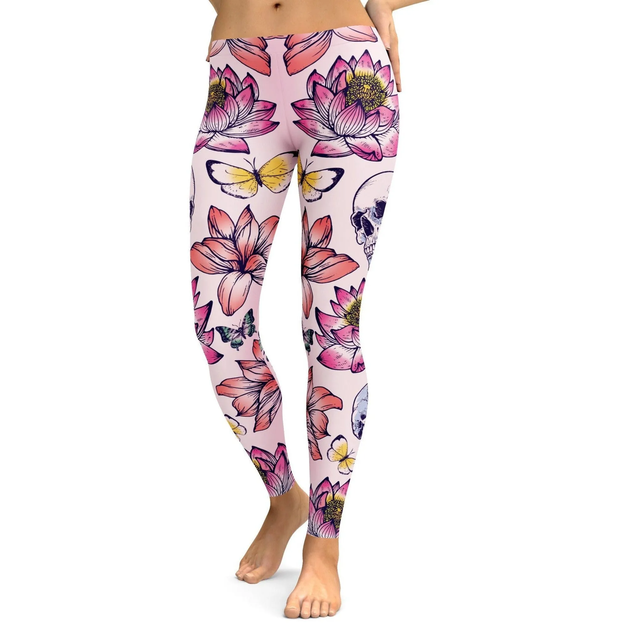 Skulls & Lotus Leggings