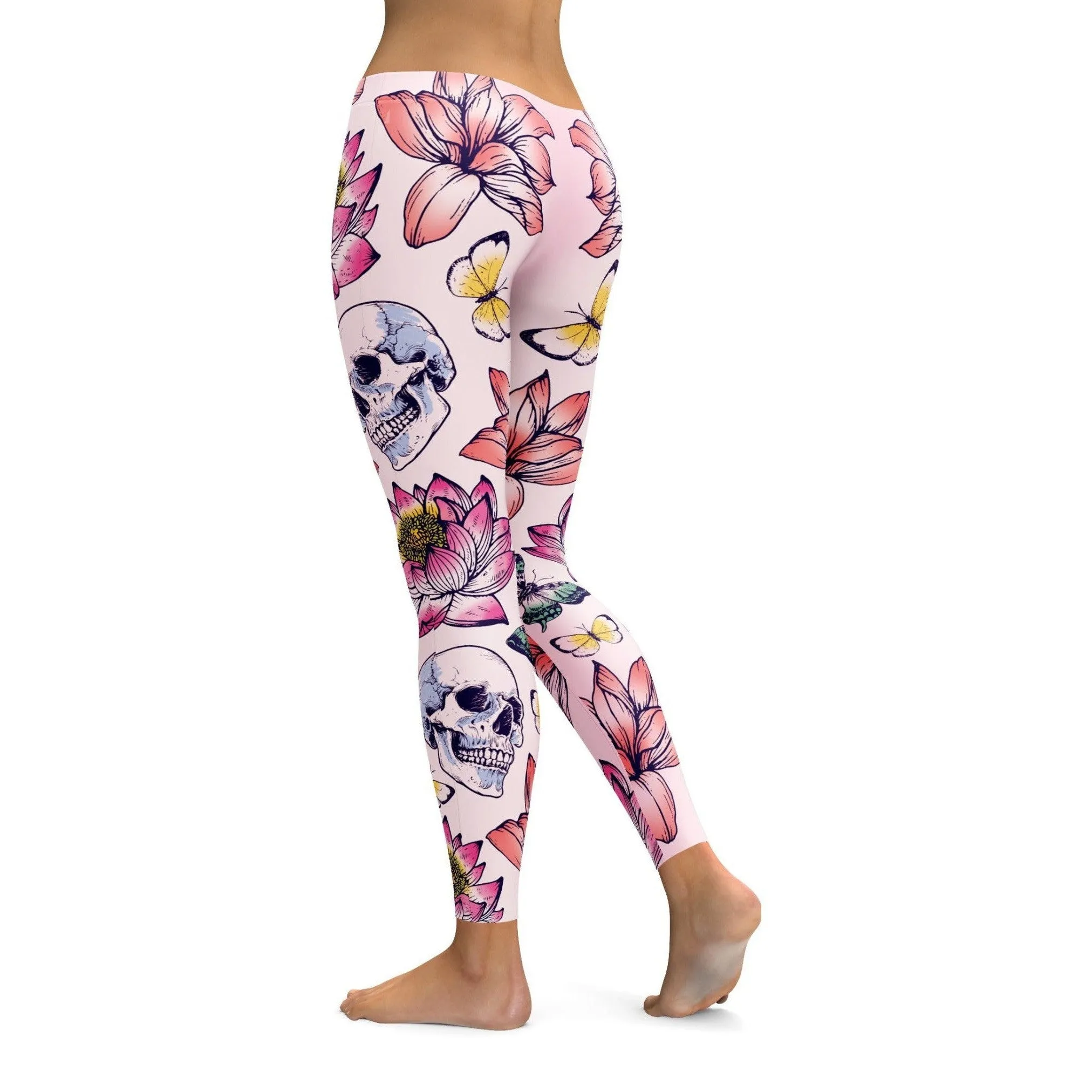 Skulls & Lotus Leggings