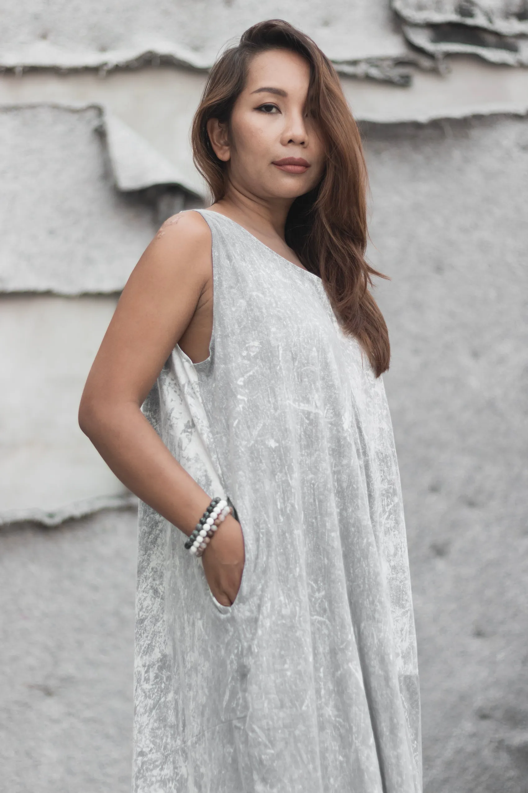 Sleeveless Pocket Dress Shaia Dystopia