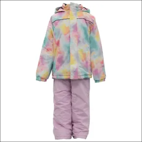 Snow Country Outerwear Little Girls Winter Snowsuit Ski Jacket and Snow Pants Set S-L
