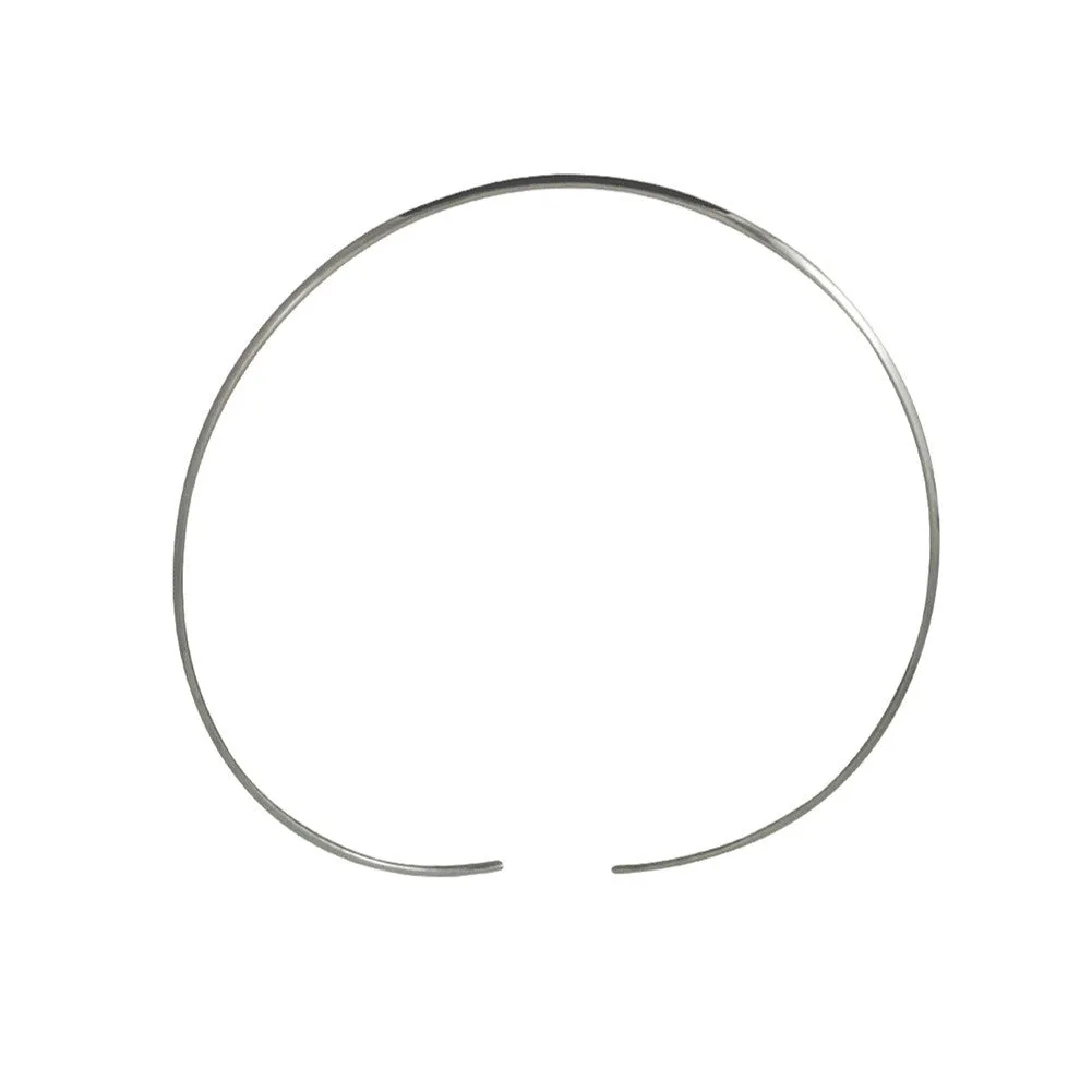 Sterling Silver Thin Cuff Choker Collar Necklace