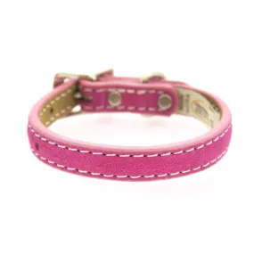 suede collar - pink