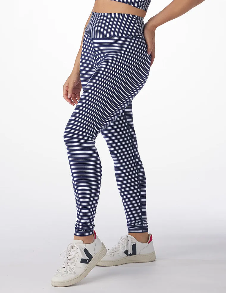 Sultry Legging: Nautical Stripe