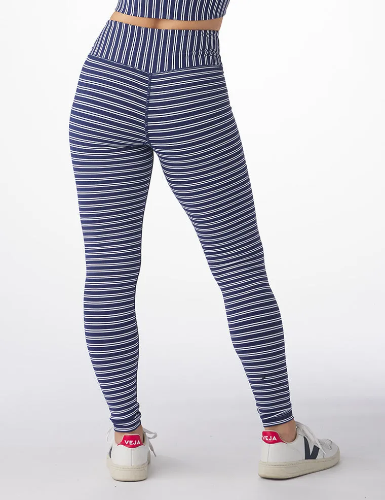 Sultry Legging: Nautical Stripe