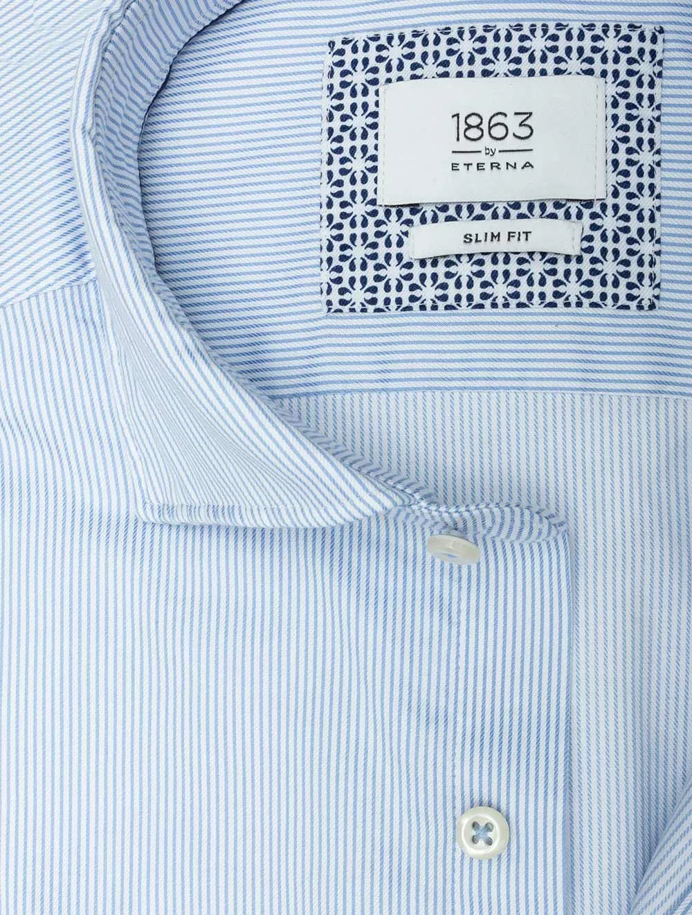 Super Soft Stripe Shirt Blue
