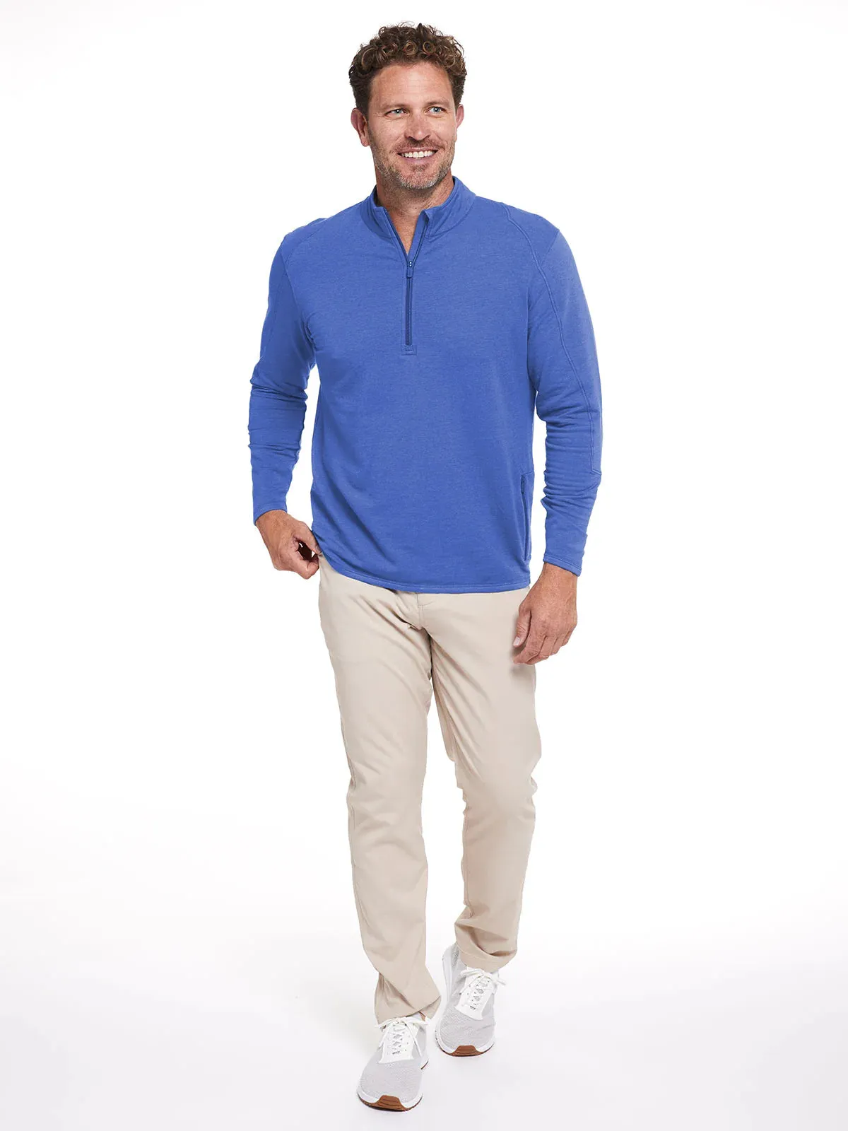 Tasc Apex Fleece 1/4 Zip in Imperial Blue