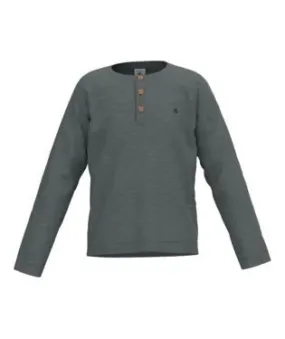 Teal Henley Shirt - Petit Bateau