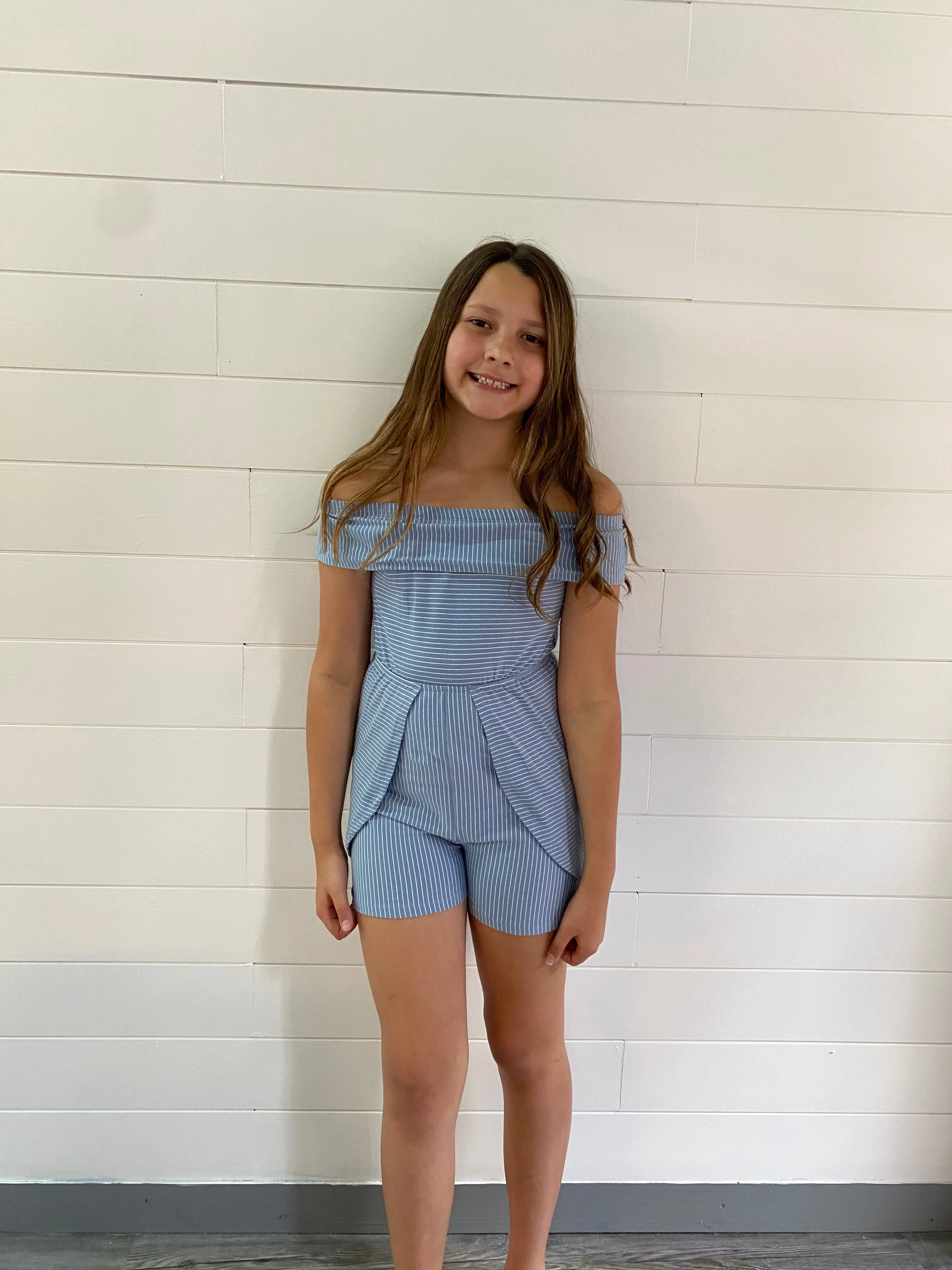 The Blue Dolly Romper Girls