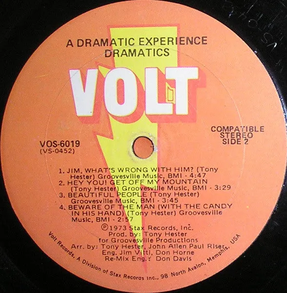 The Dramatics - A Dramatic Experience (LP, Album, SON) (VG )