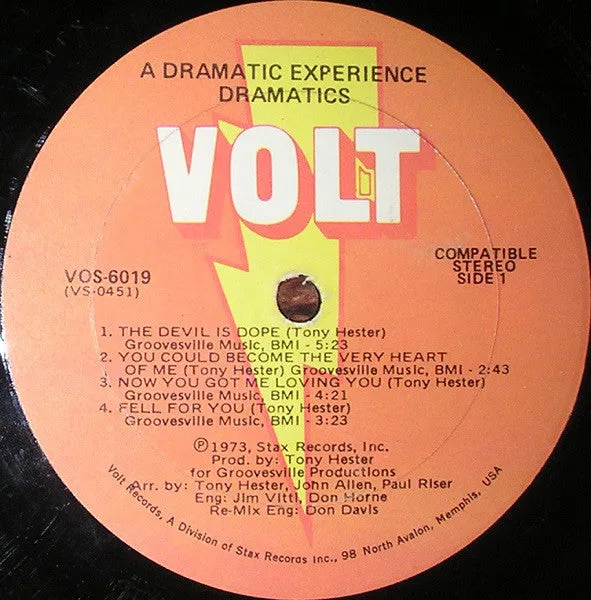 The Dramatics - A Dramatic Experience (LP, Album, SON) (VG )