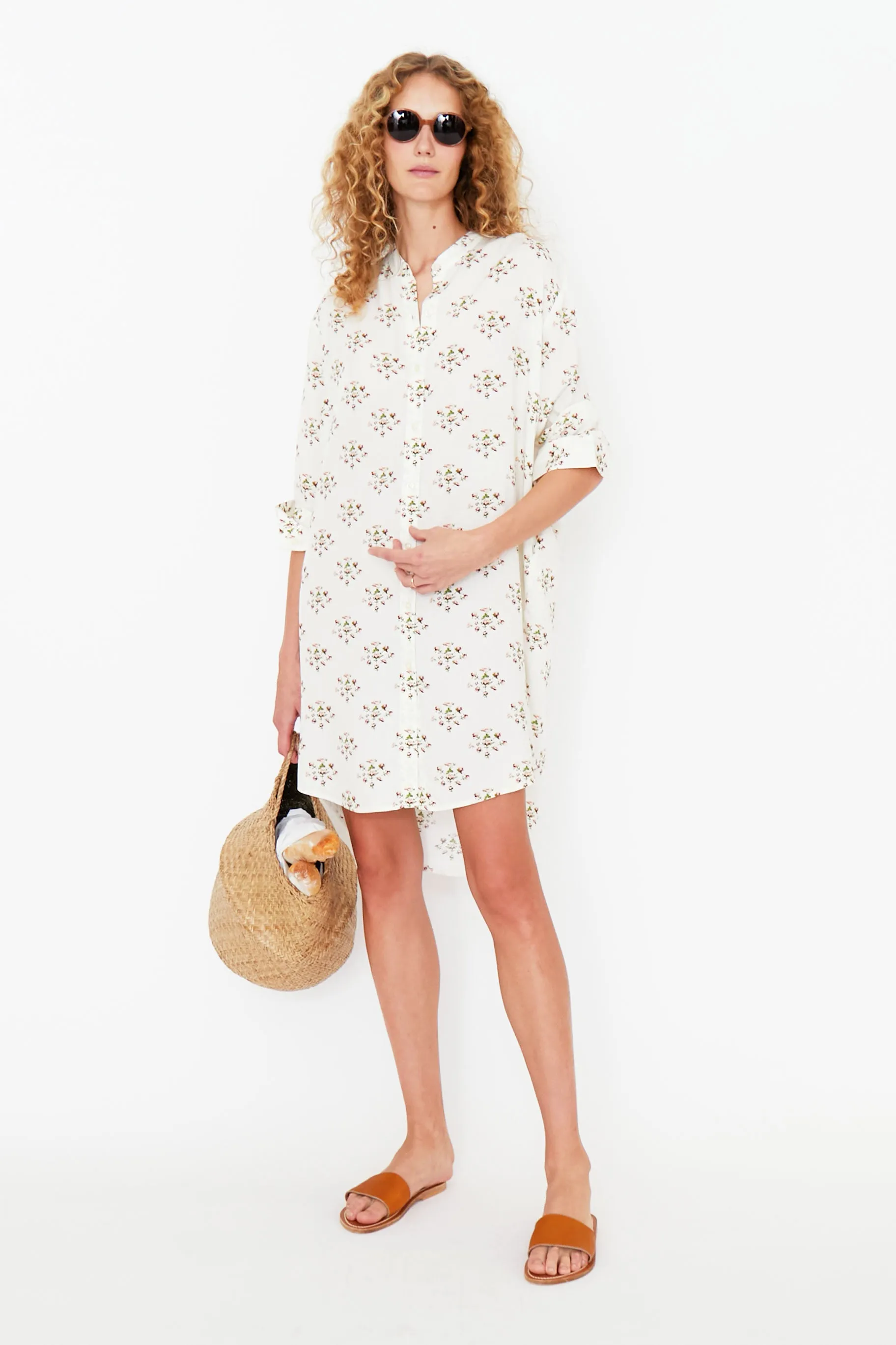 The Helena - White/Floral