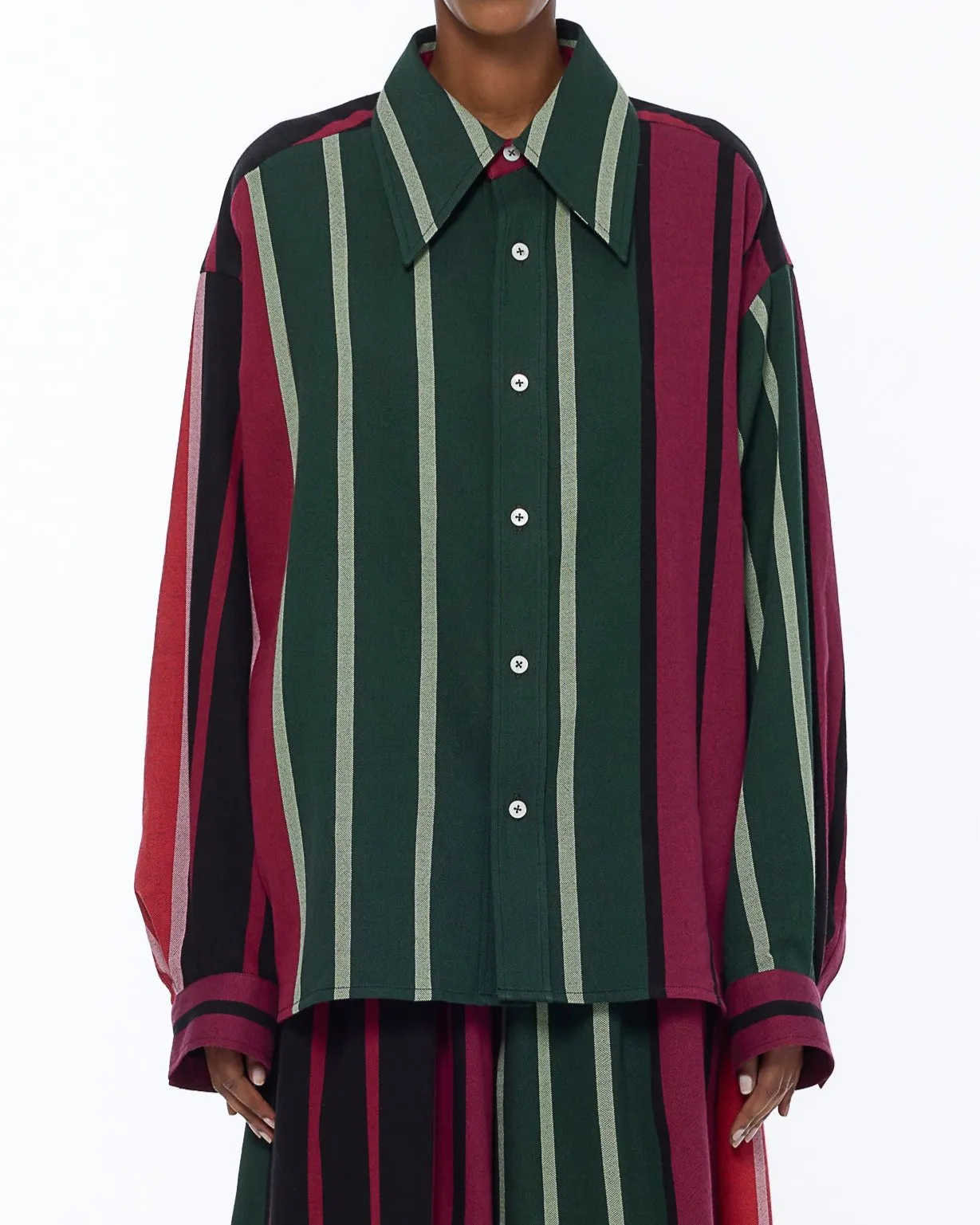 The Large Collar Shirt : Stripe 227