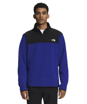 The North Face TKA Glacier Mens 1/4 Zip Lapis Blue/TNF Black