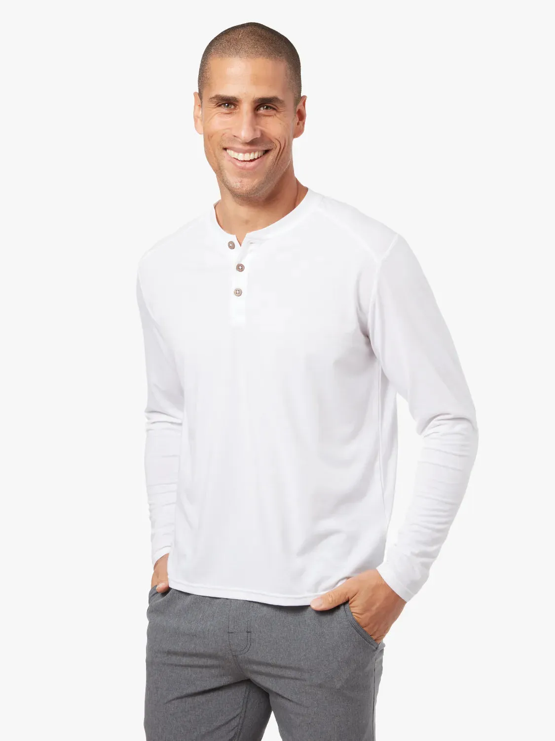 The SeaBreeze Henley | White