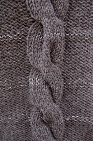 Three Cable V Neck Pullover Pattern
