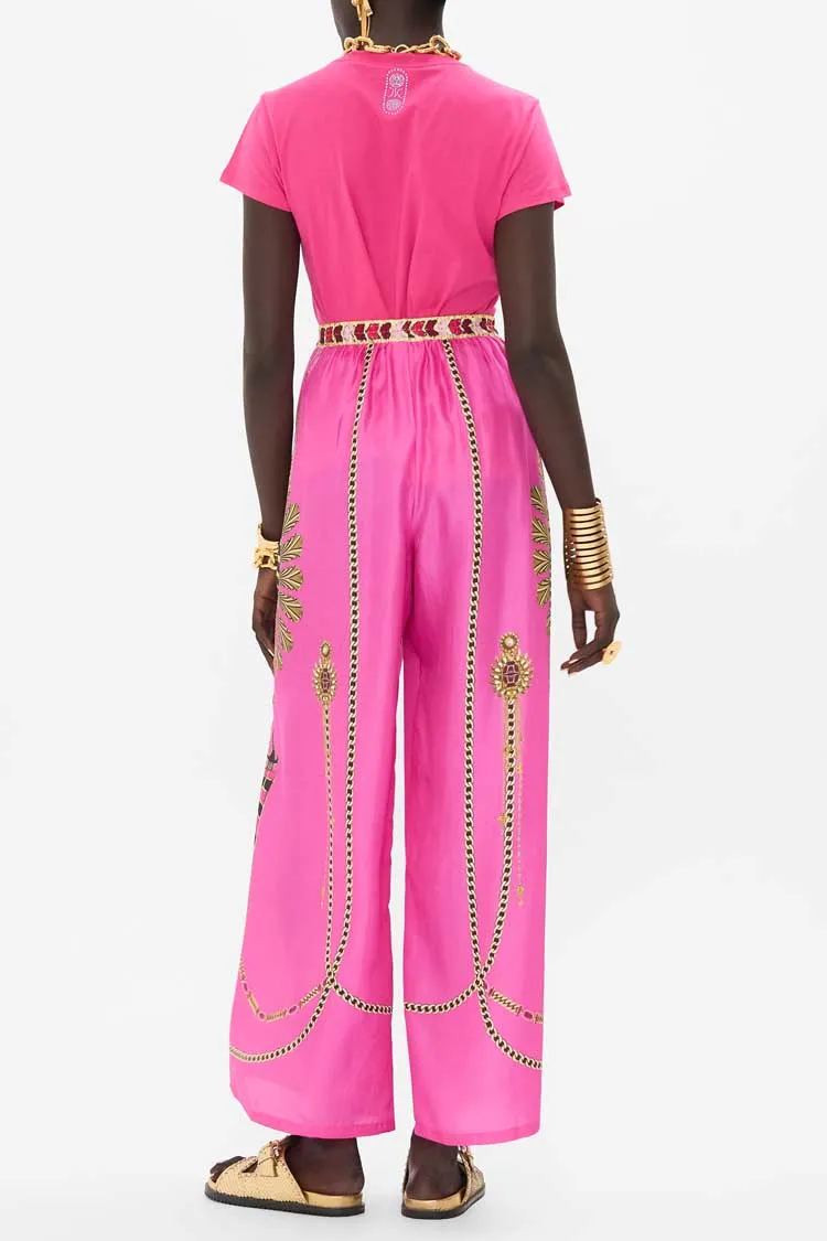 Tuck Front Pant in Song of Scarab