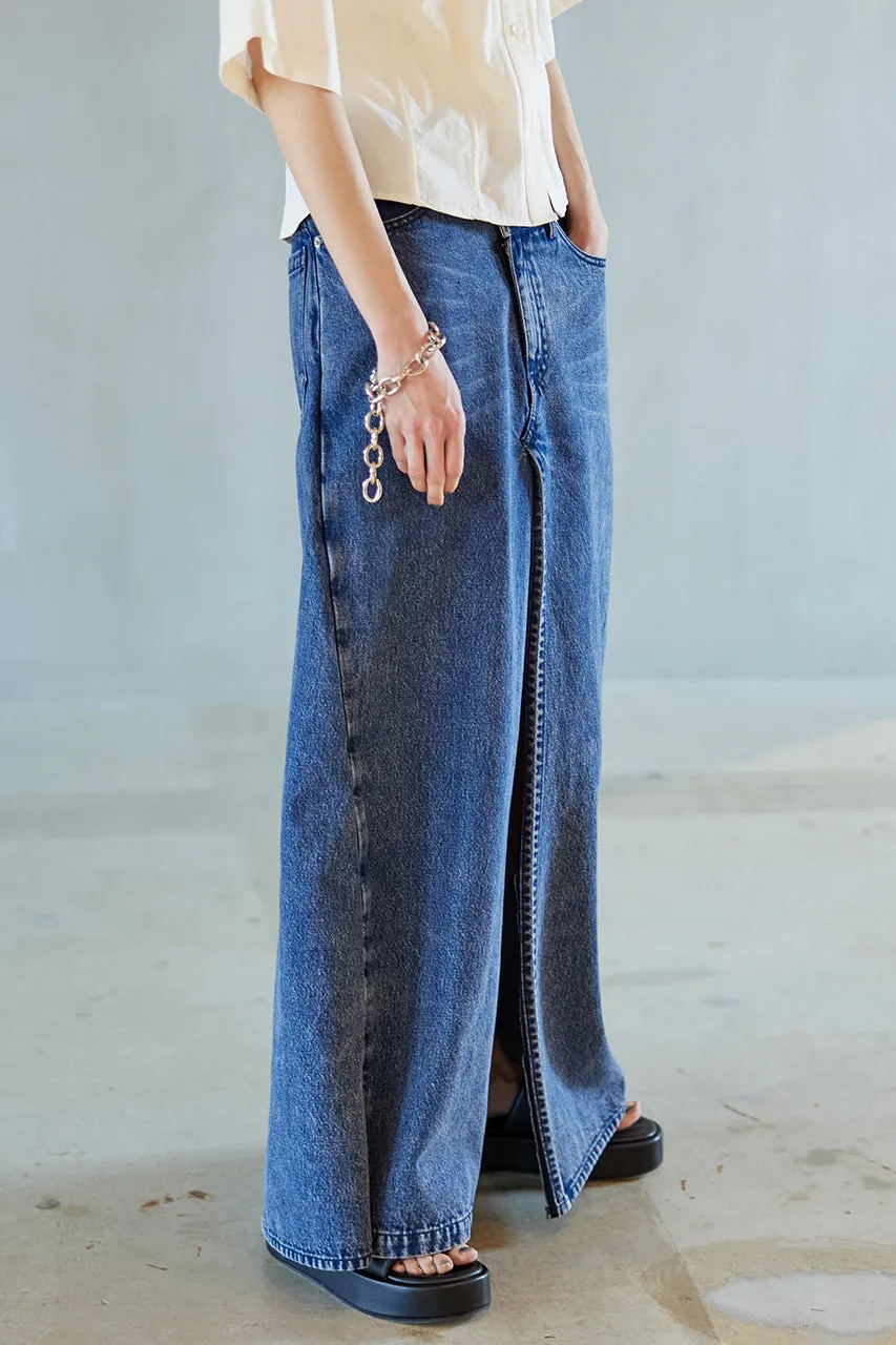 Twisted Layered Denim