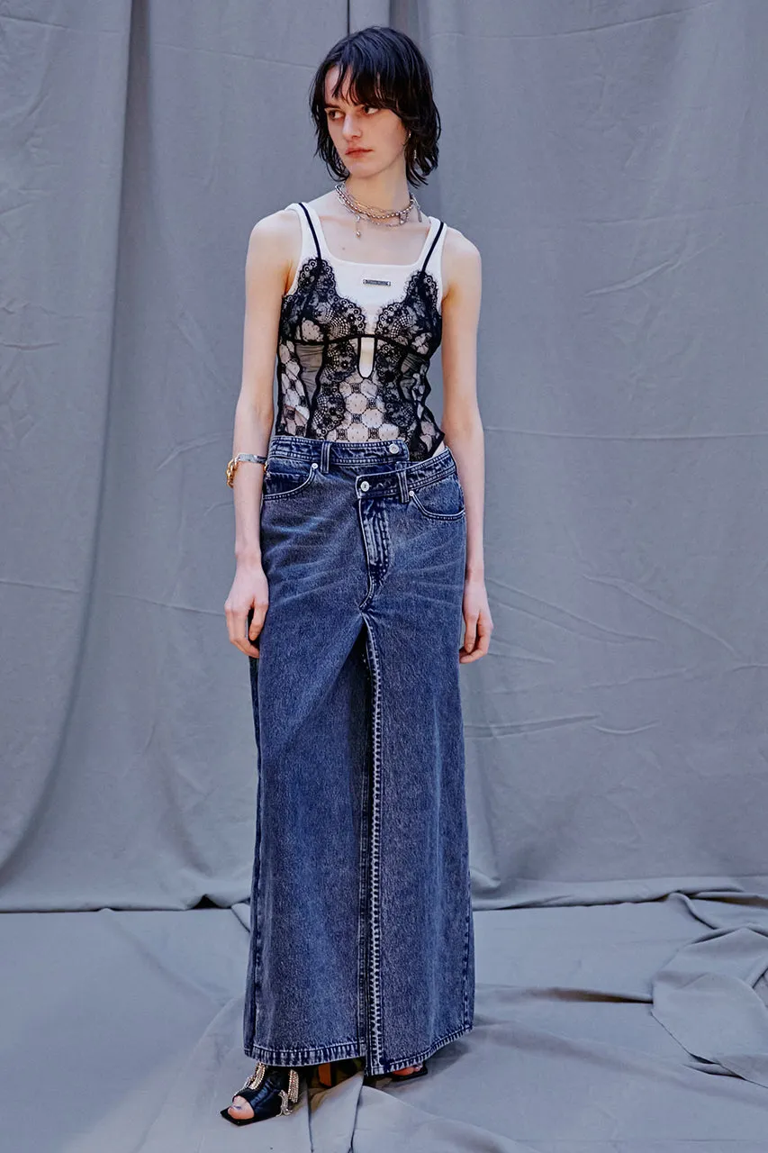 Twisted Layered Denim