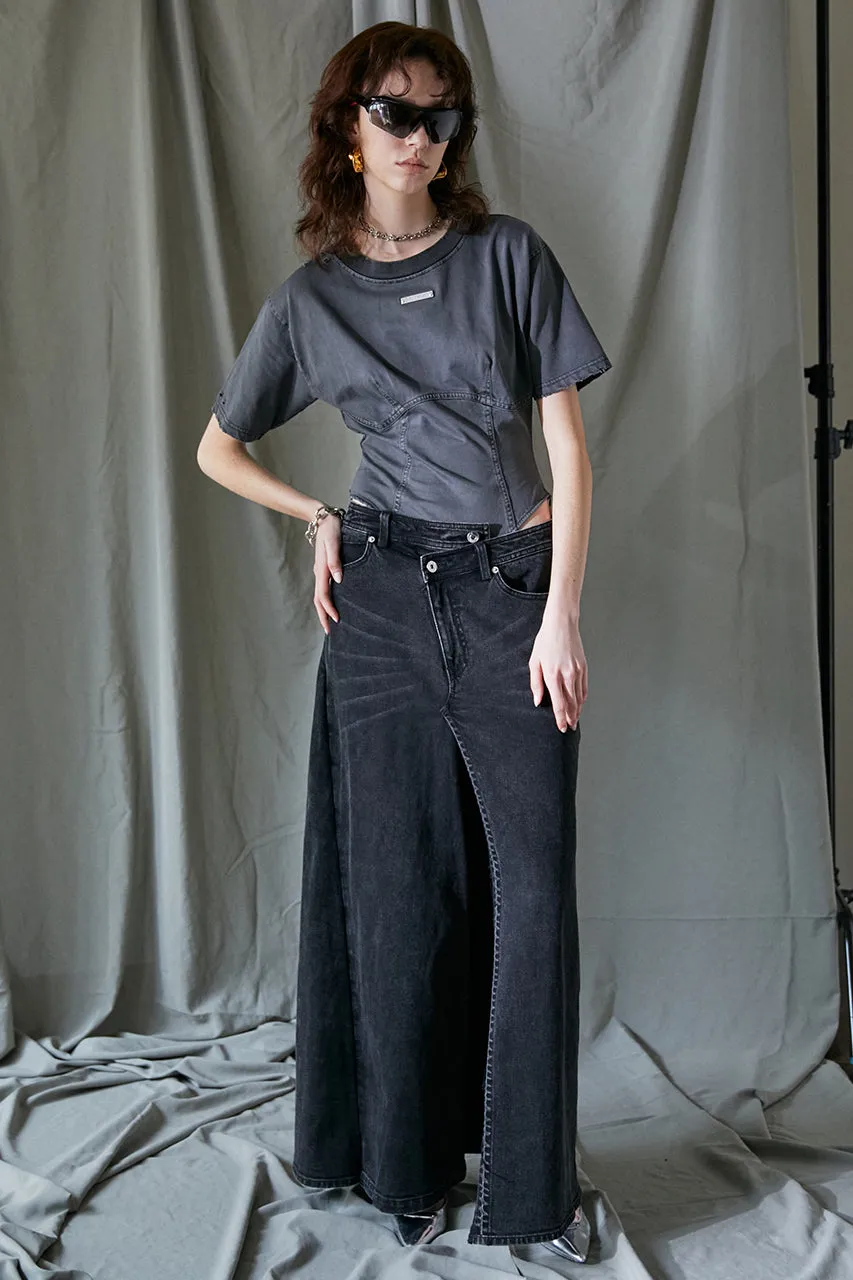 Twisted Layered Denim