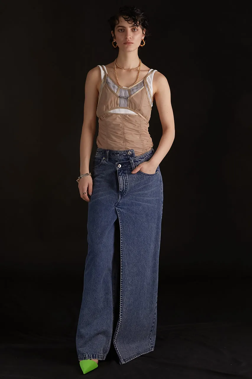 Twisted Layered Denim