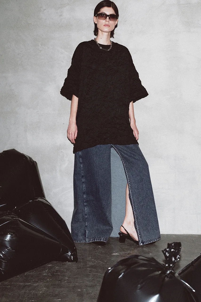 Twisted Layered Denim