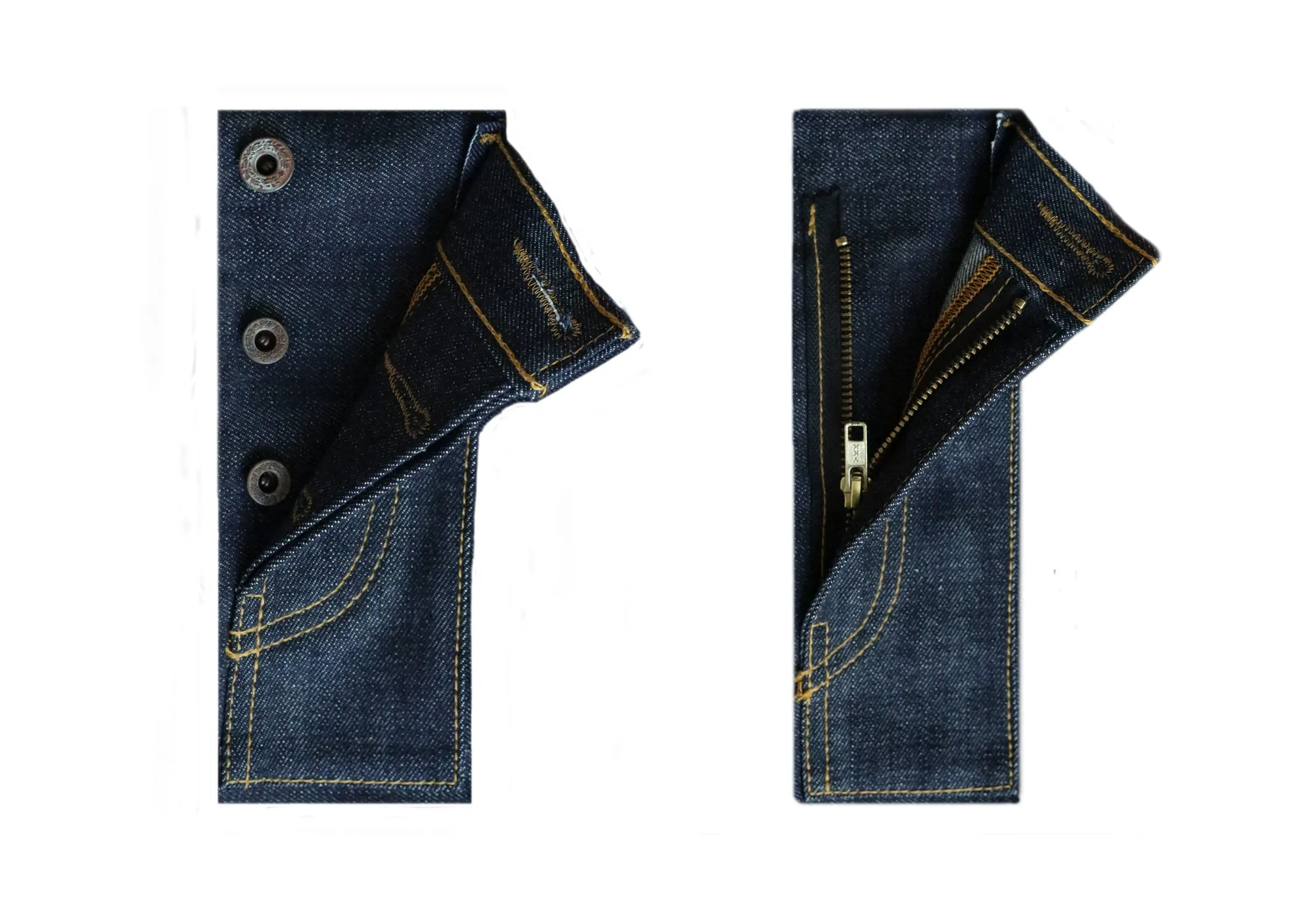 TWO TONE STRETCH SELVEDGE DENIM