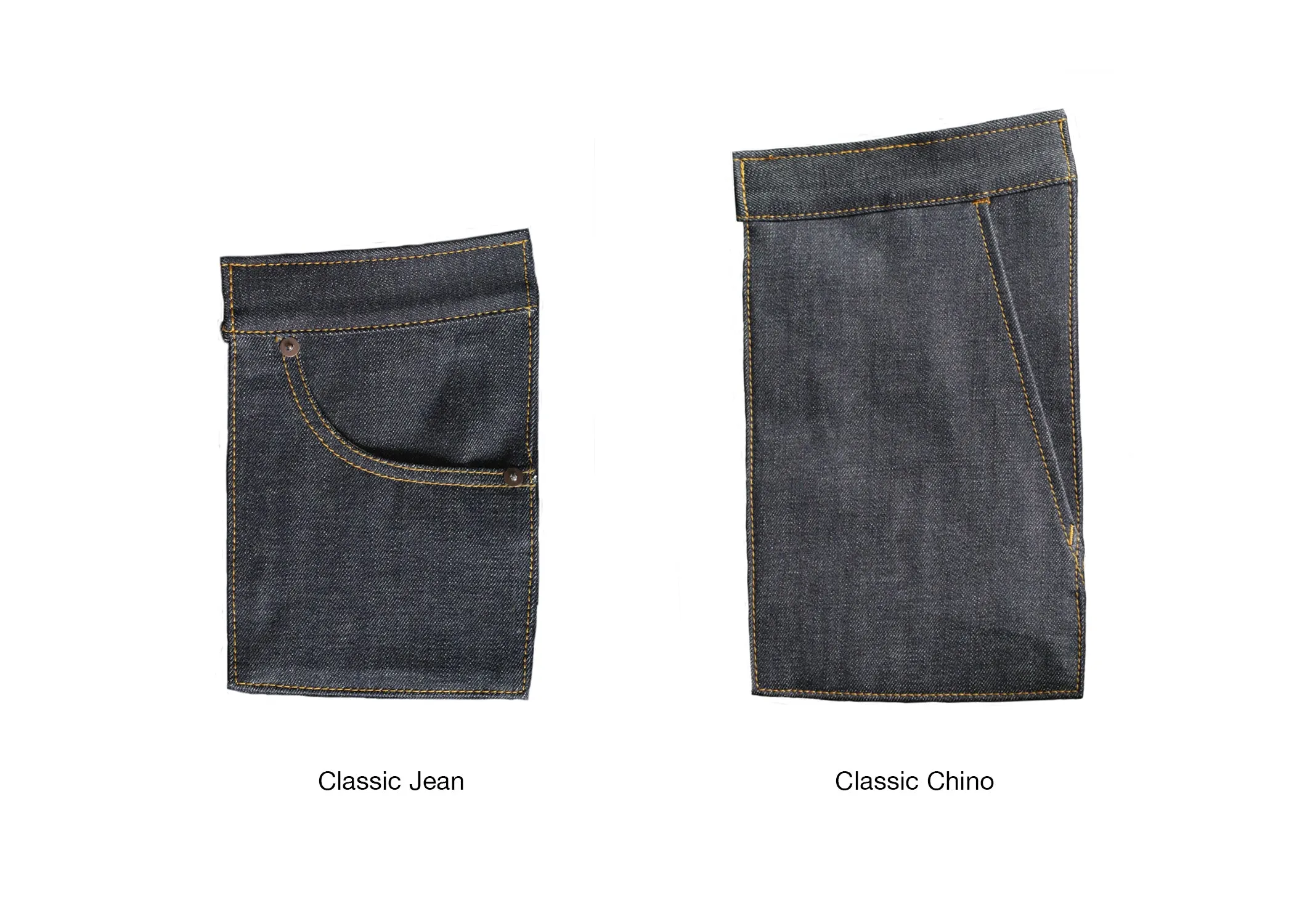 TWO TONE STRETCH SELVEDGE DENIM