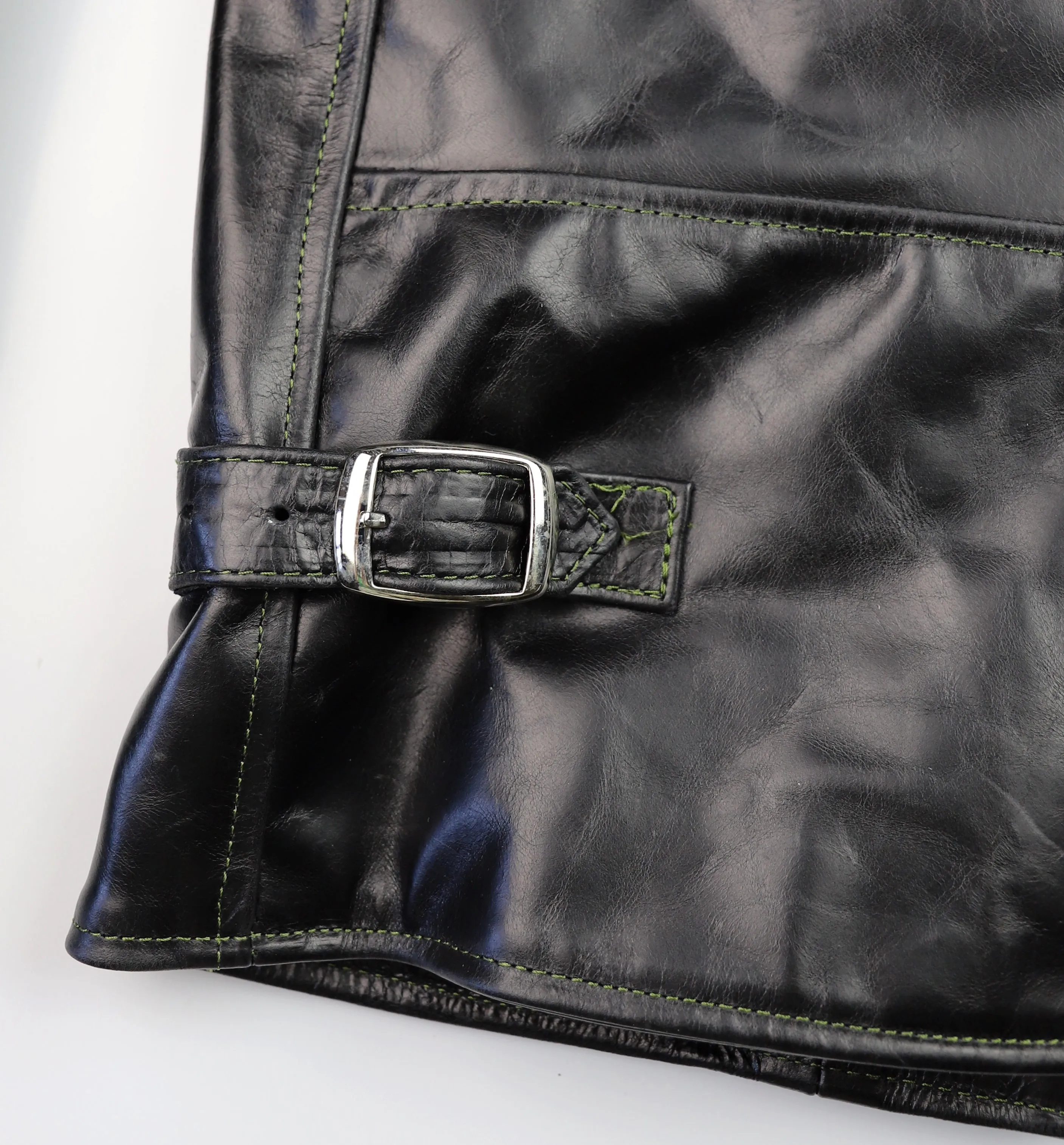 Vanson Agent X Slim Fit Cafe Racer, Black Bainbridge, size Small