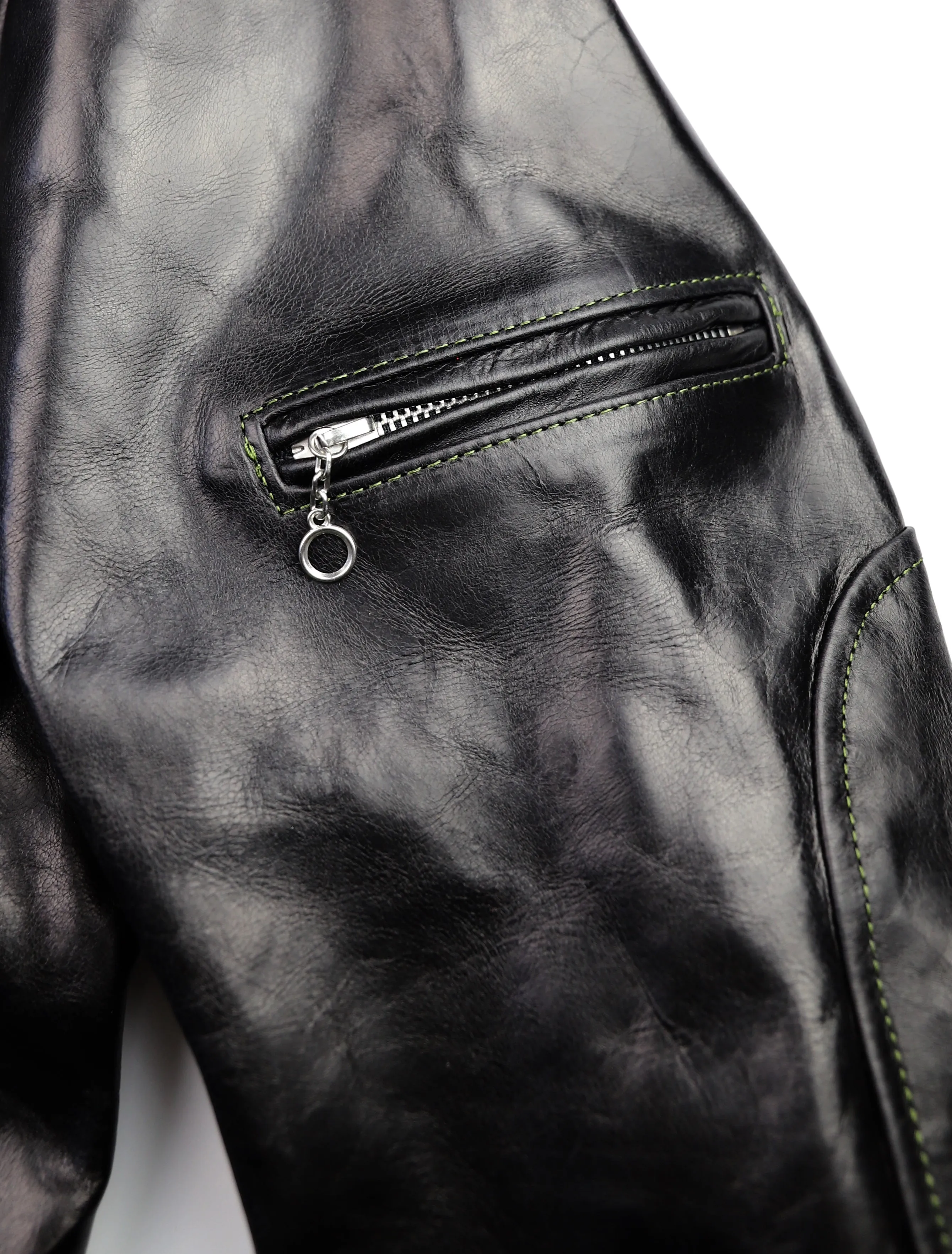 Vanson Agent X Slim Fit Cafe Racer, Black Bainbridge, size XL