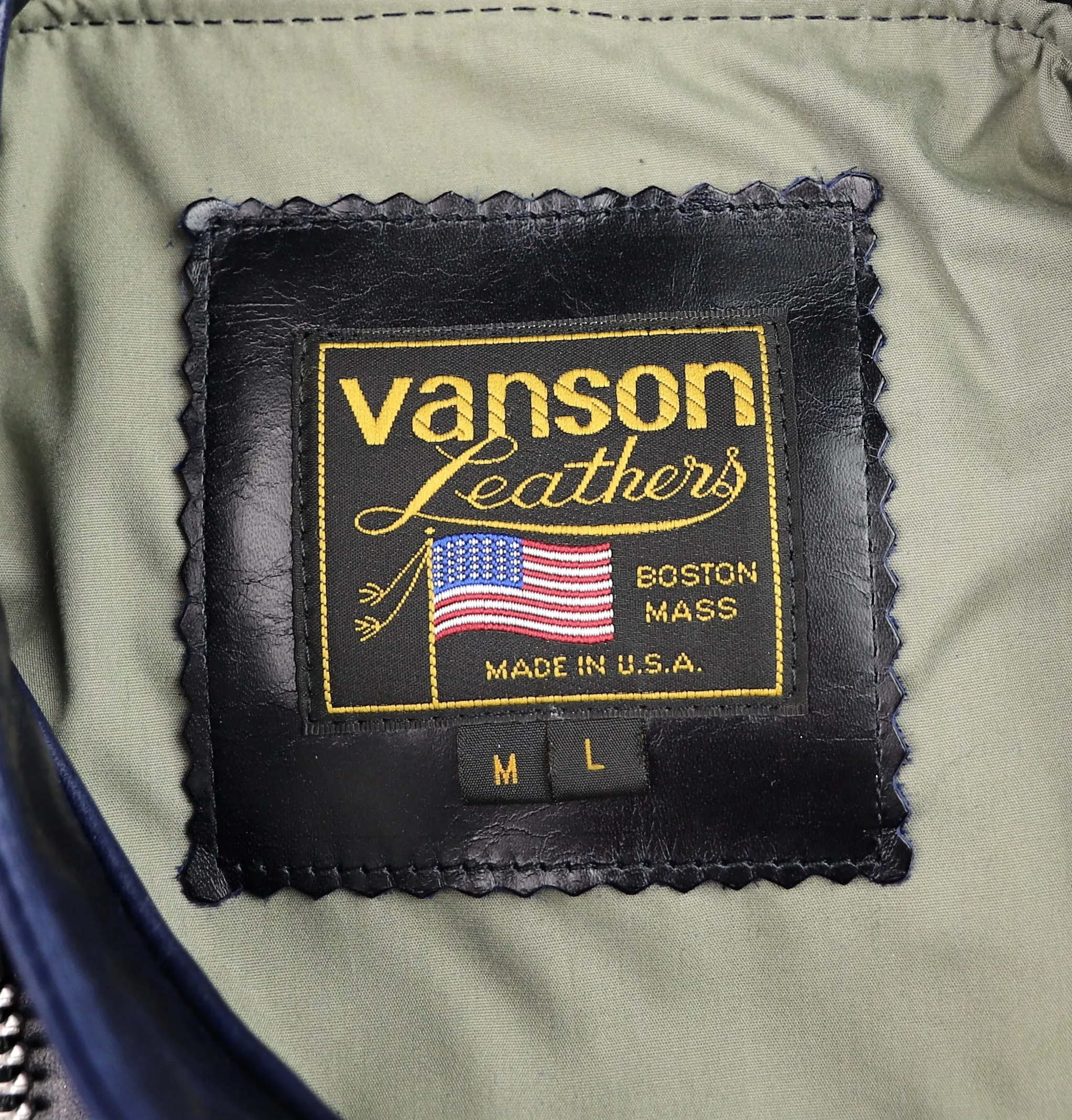 Vanson Portland, Abyss Blue Bainbridge, size M/L (40)