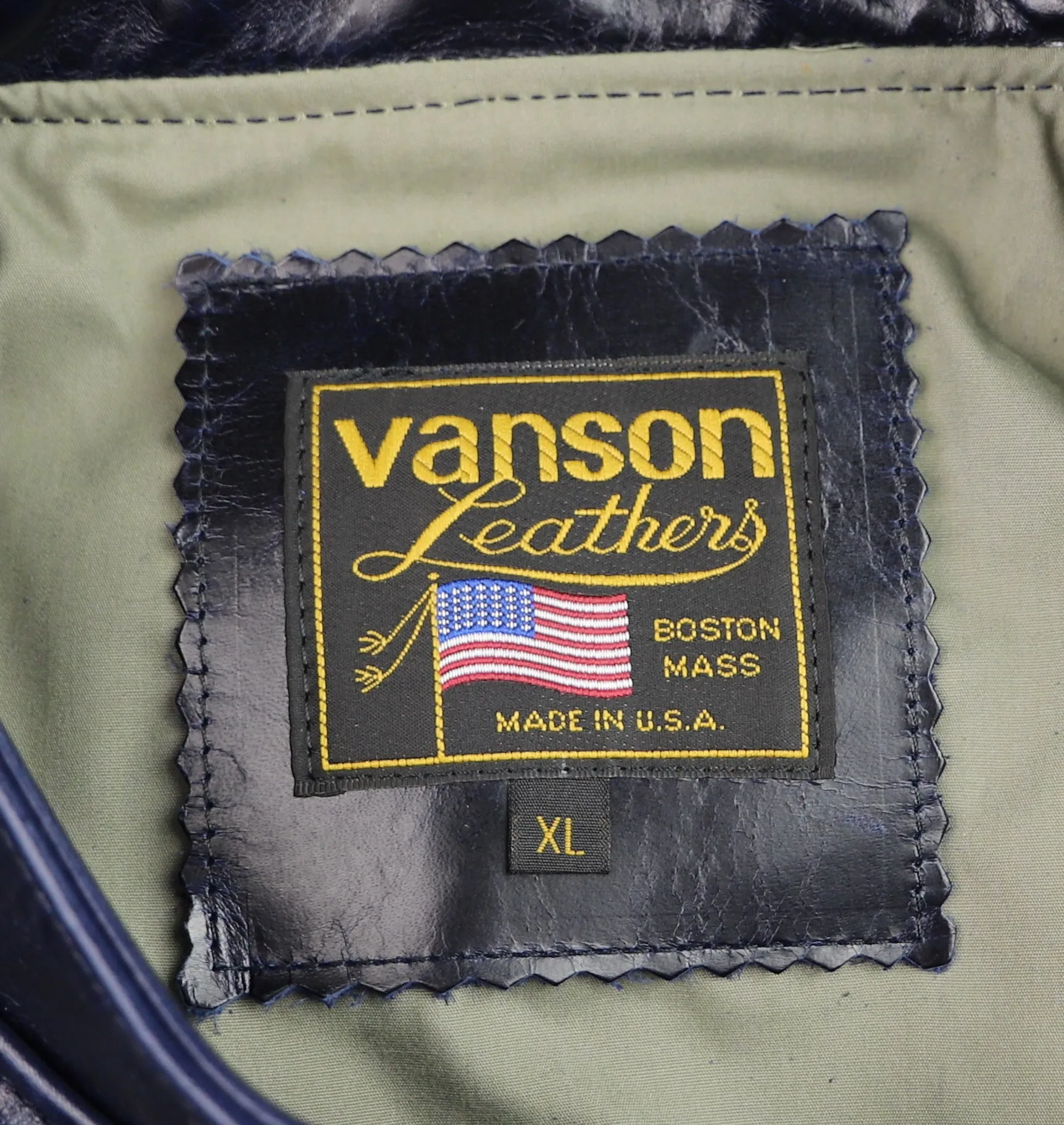 Vanson Portland, Abyss Blue Bainbridge, size XL (46)