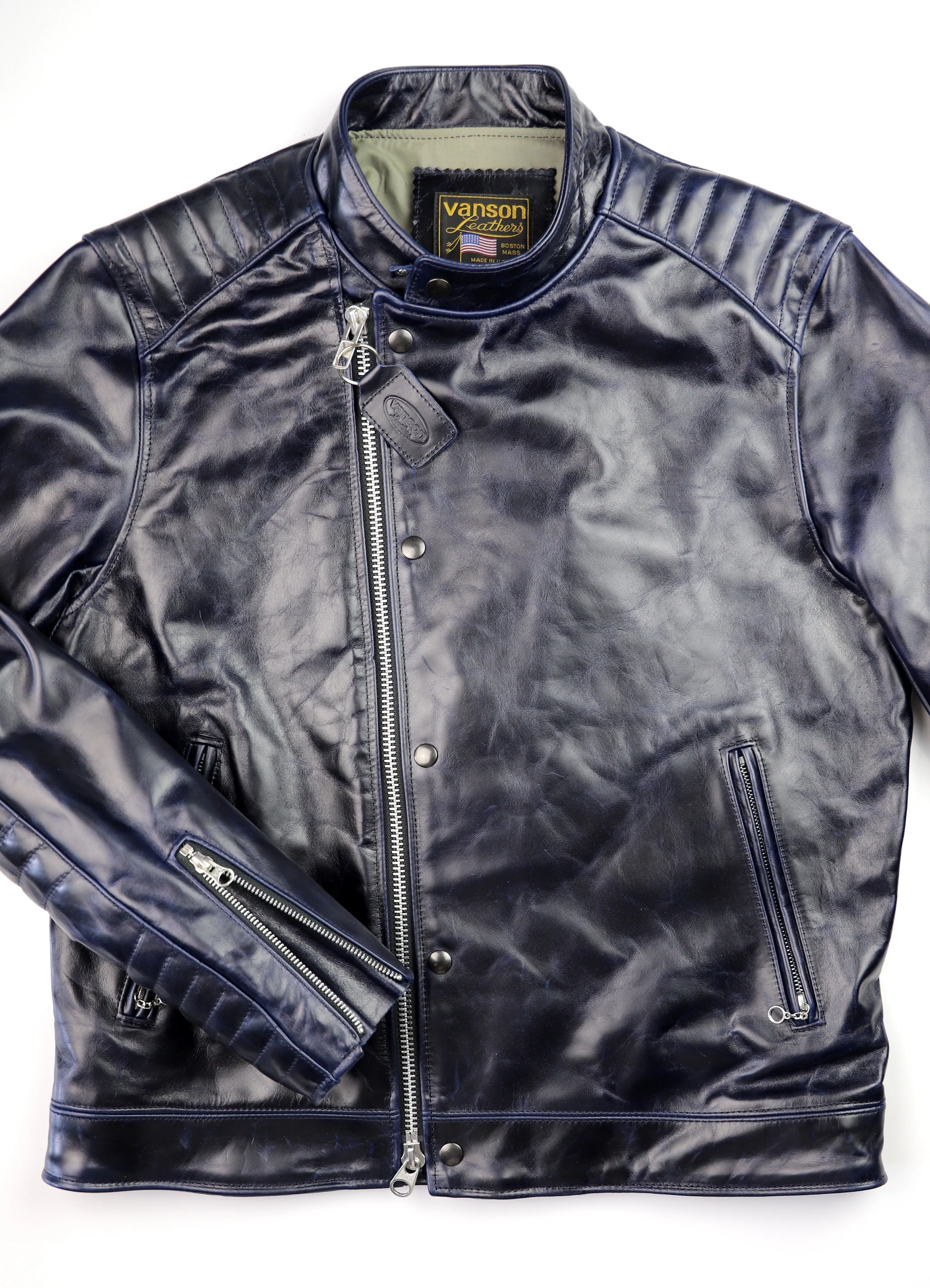 Vanson Portland, Abyss Blue Bainbridge, size XL (46)