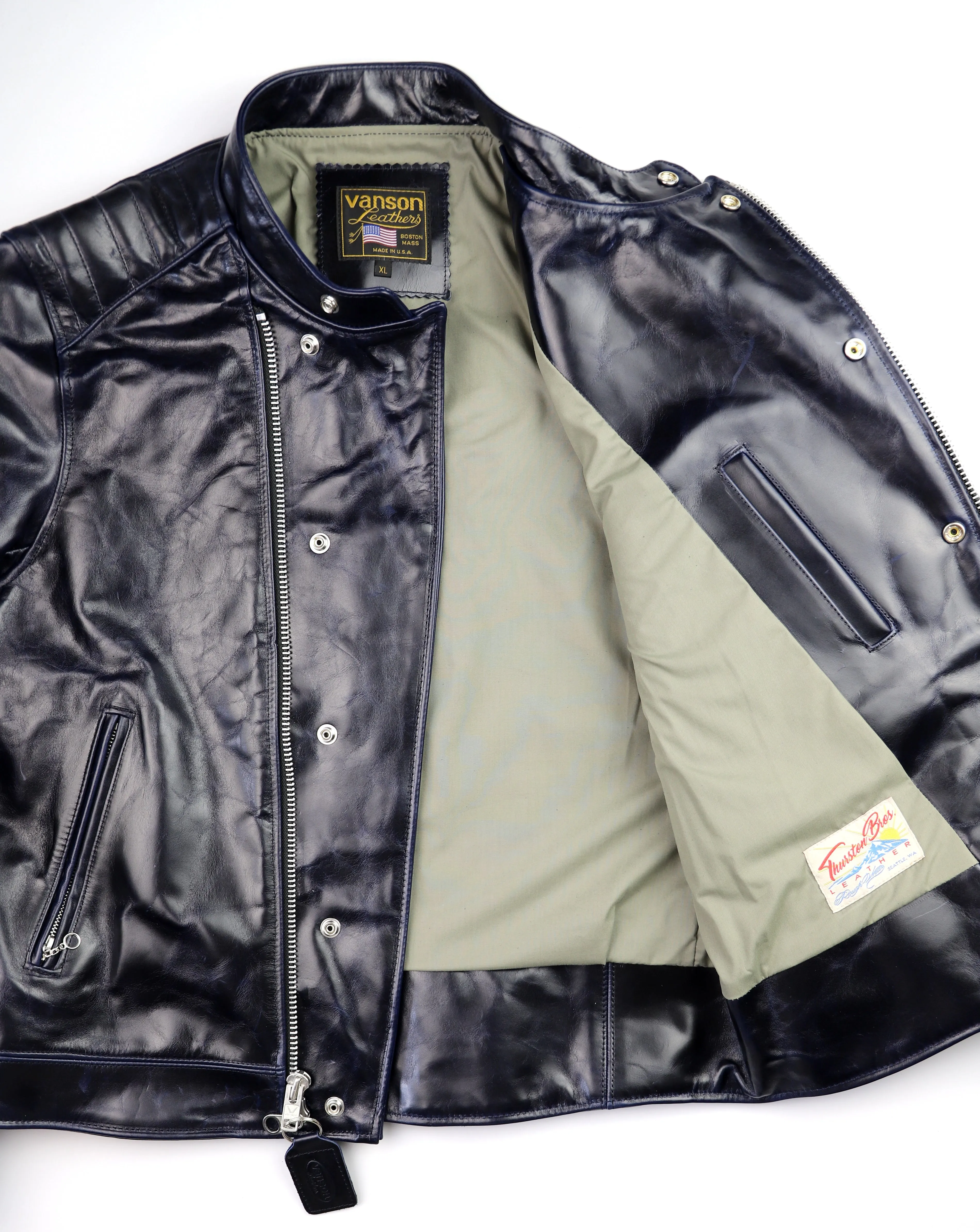 Vanson Portland, Abyss Blue Bainbridge, size XL (46)