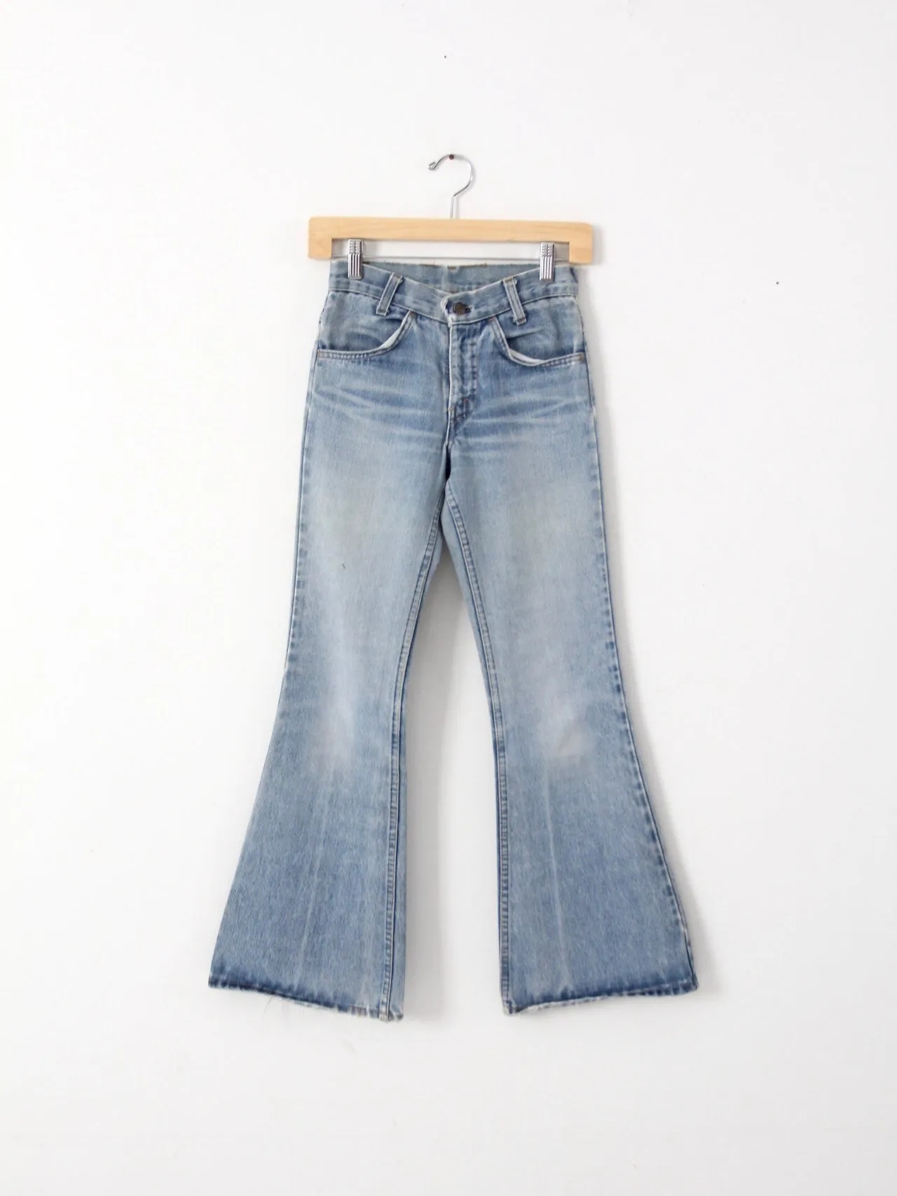 vintage Levis 784 bell bottom jeans, 26 x 30