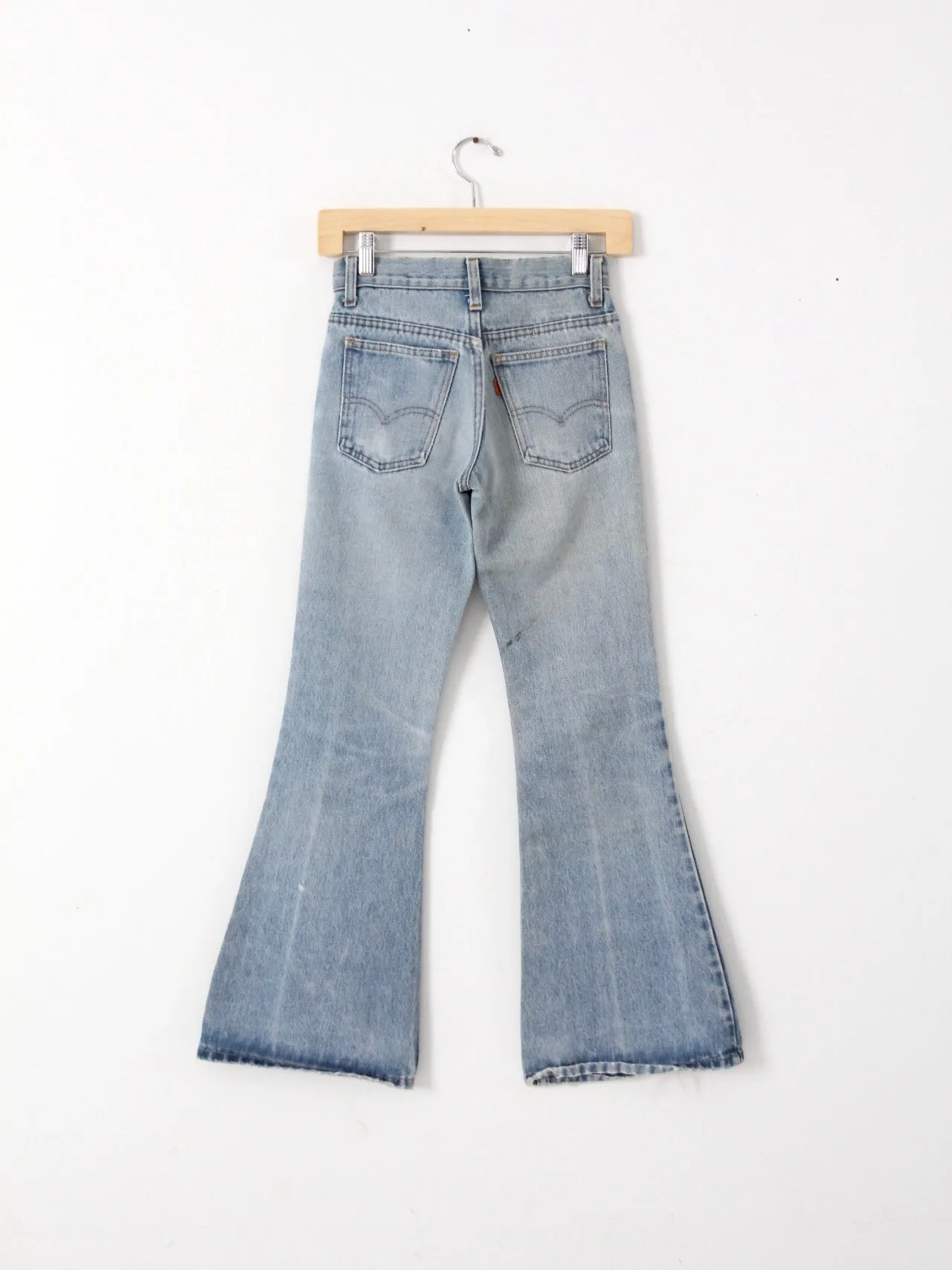 vintage Levis 784 bell bottom jeans, 26 x 30