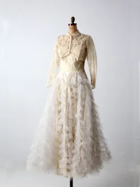 vintage wedding dress