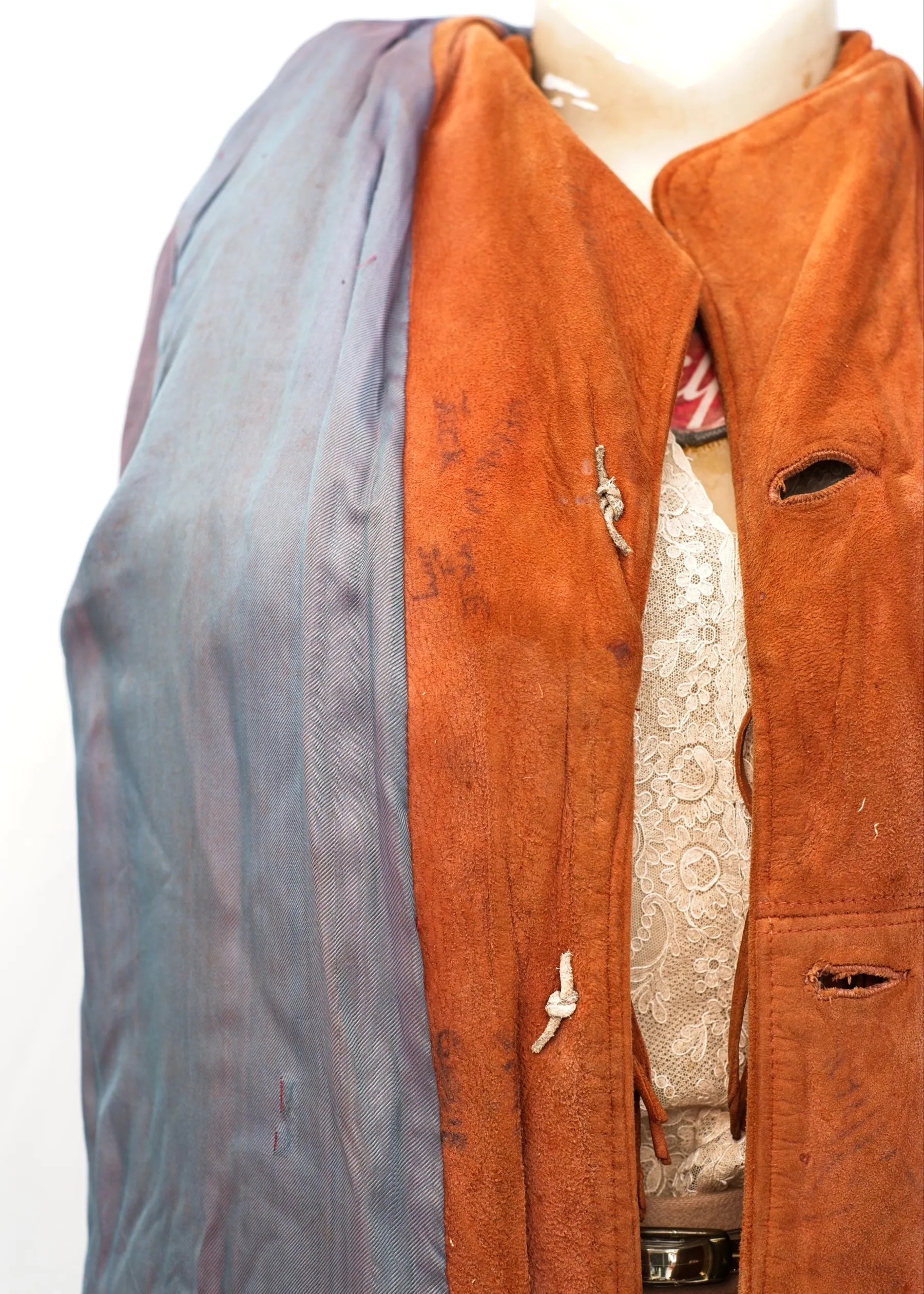 Vintage Western Buckskin Suede Fringed Jacket • Canadian